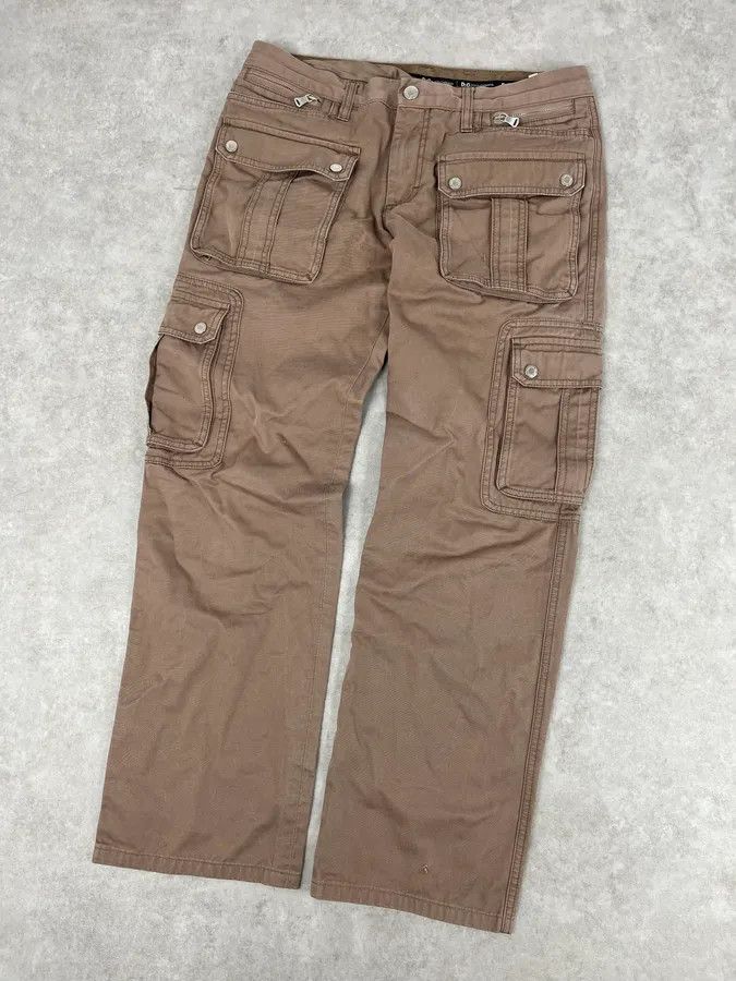 Dolce & Gabbana 2000s Dolce & Gabbana Beige Cargo Pants Size US 30 / EU 46 - 6 Thumbnail