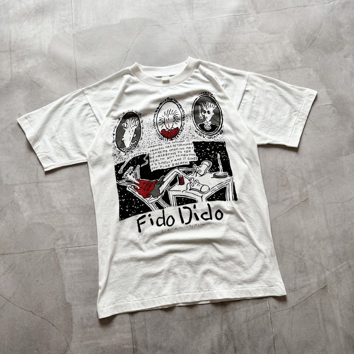 Hysteric Glamour 80s Fido Dido Big Logo Cartoon Comics T-Shirt Size US XL / EU 56 / 4 - 1 Thumbnail
