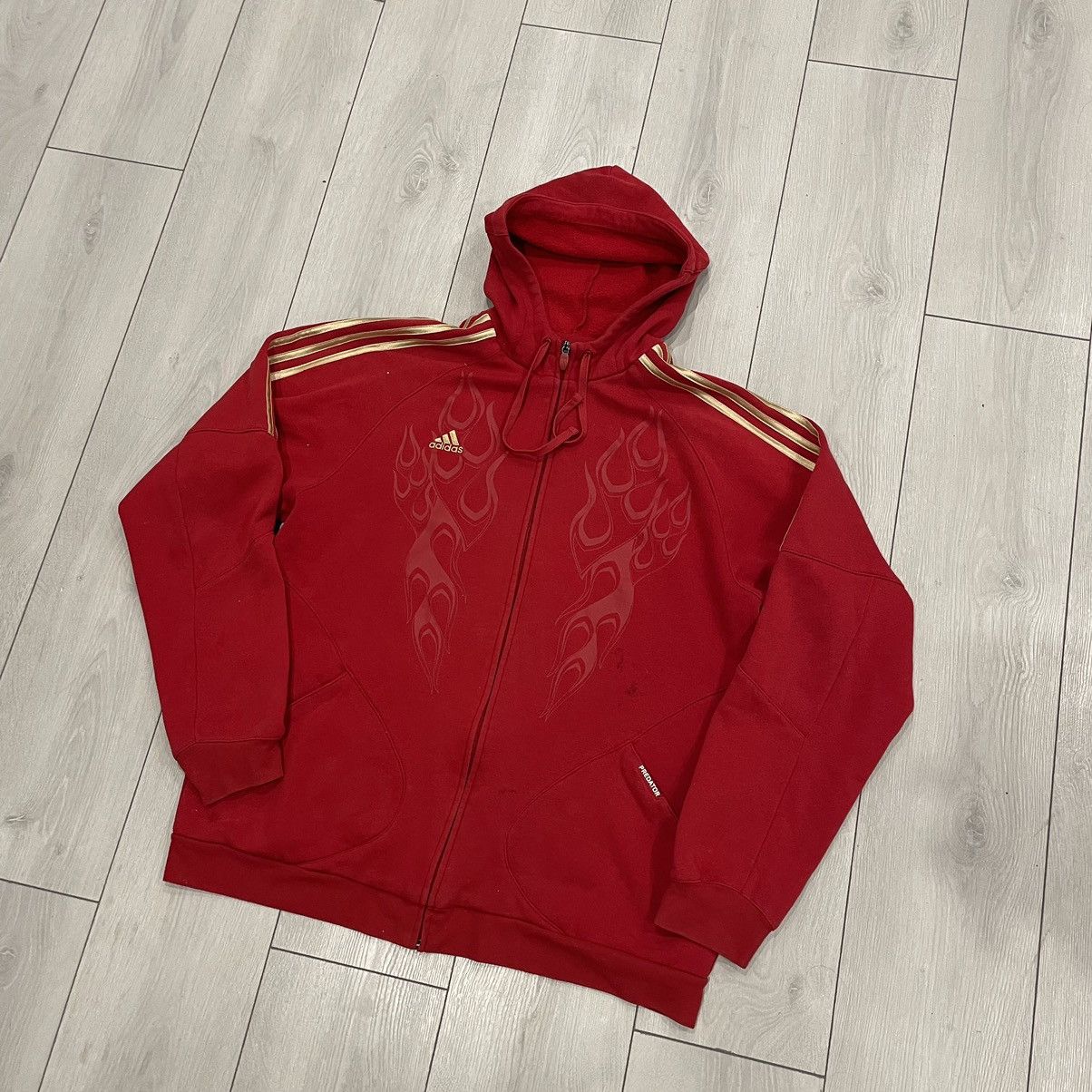 Adidas × Japanese Brand × Yohji Yamamoto 90s hoodie adidas predator japan hooded dragon fire y-3 Size US XL / EU 56 / 4 - 1 Thumbnail