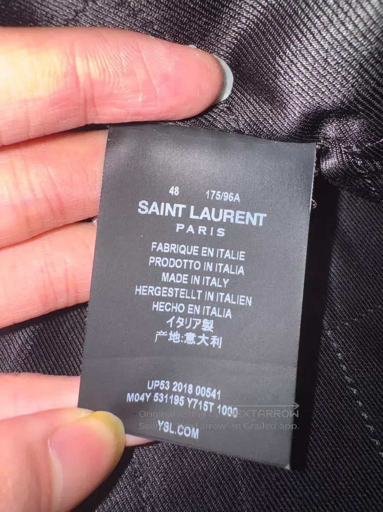 Saint Laurent Paris Saint Laurent Paris Raccoon Fur Collar Zippered Fur Coat Size US M / EU 48-50 / 2 - 8 Thumbnail