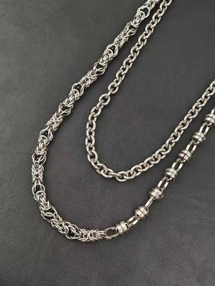 Japanese Brand Double-Layer Pants Chain Wallet Size ONE SIZE - 3 Thumbnail