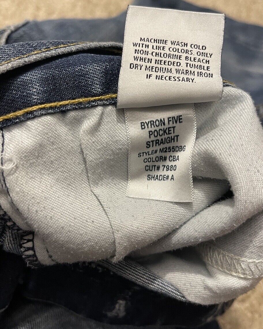 Hudson × Vintage Hudson Byron Straight Jeans Men’s Blue Medium-Dark Size US 36 / EU 52 - 18 Thumbnail