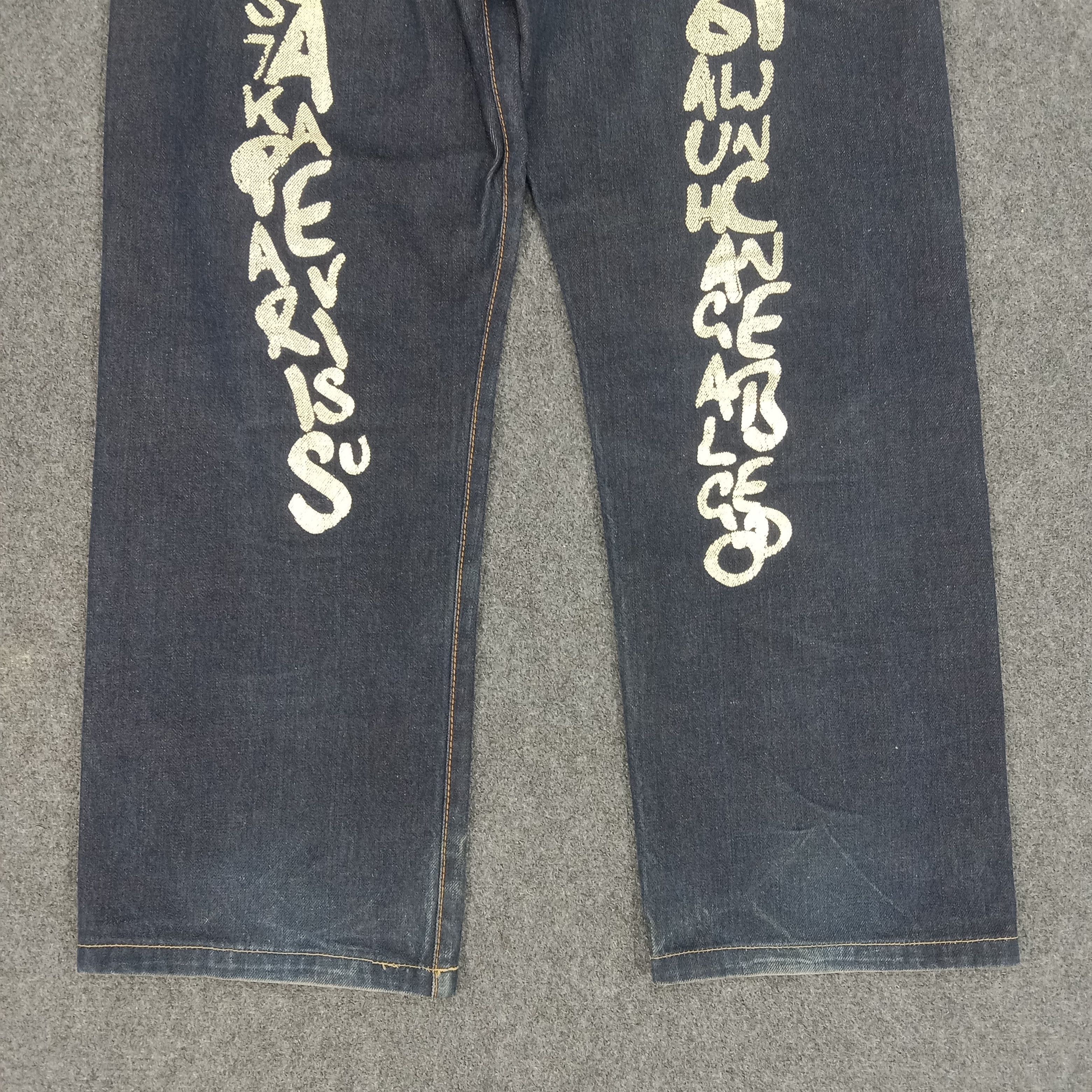 Evisu × Vintage Evisu Japanese Brand Daicock Art Denim Jeans Size US 31 - 4 Thumbnail