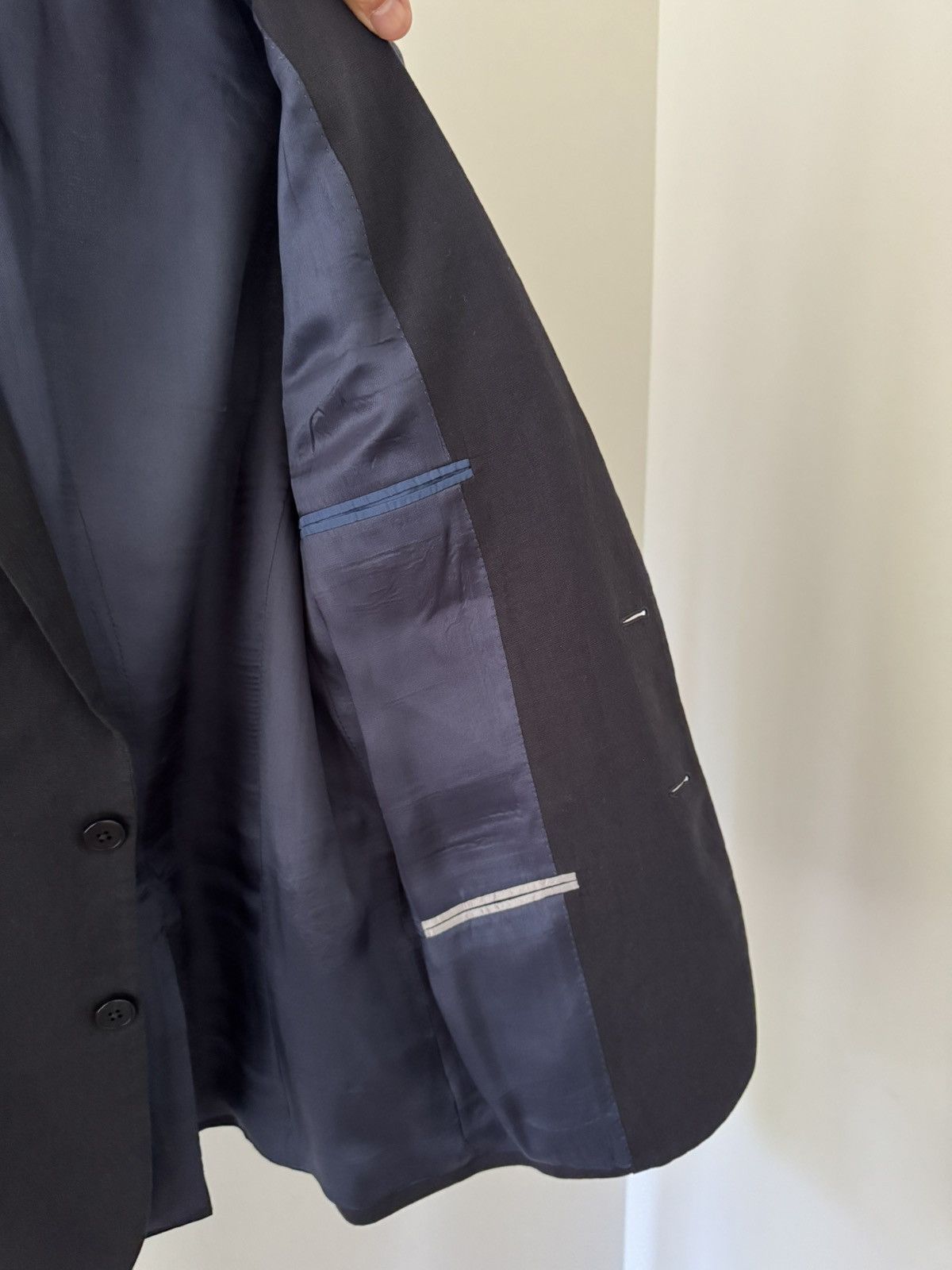 Paul Smith Paul Smith Blue Linen Blazer Size 38R - 3 Thumbnail