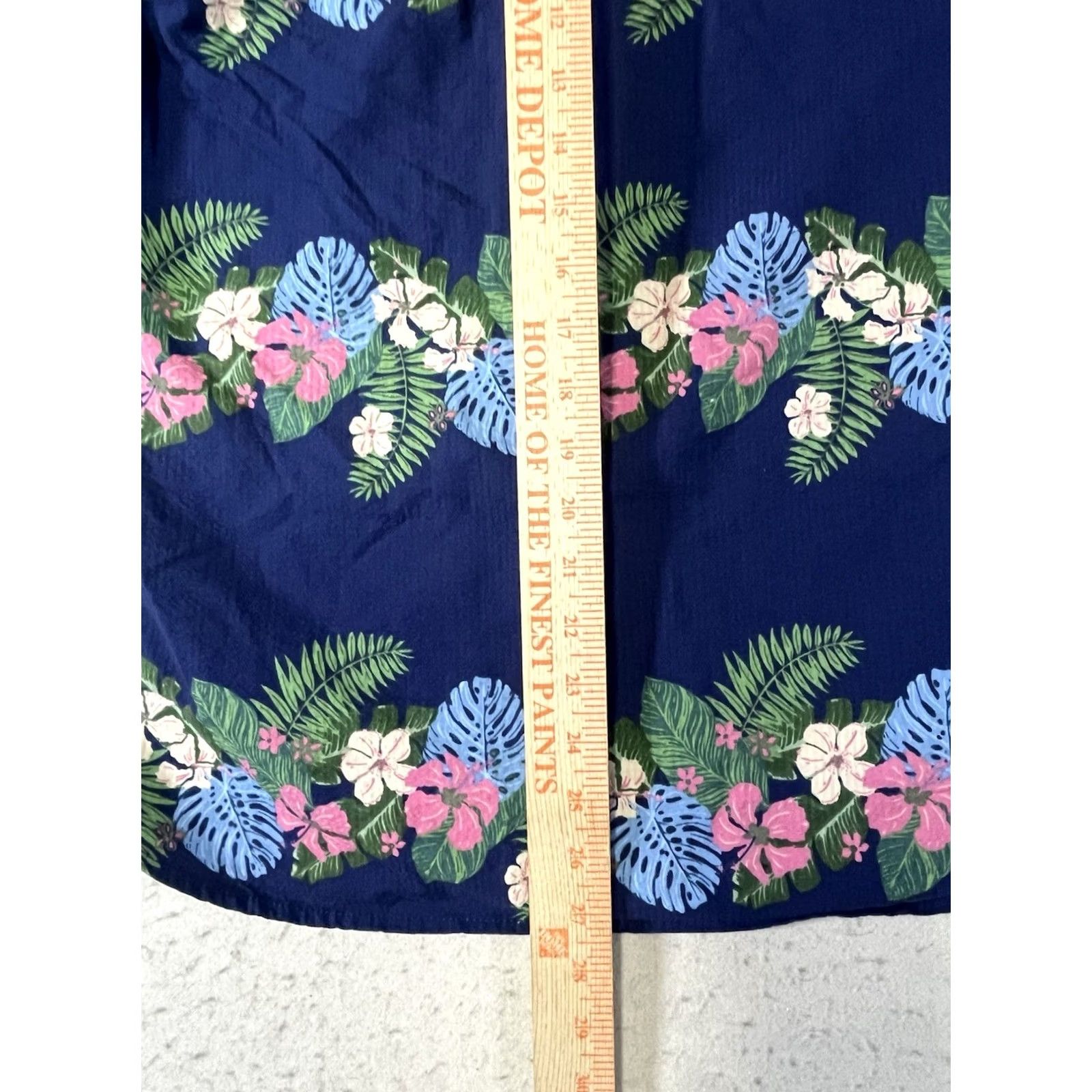 Tommy Bahama Tommy Bahama Shirt Mens S/P Blue Floral Hawaiian Camp Button Up Cotton Blend Size US S / EU 44-46 / 1 - 4 Thumbnail