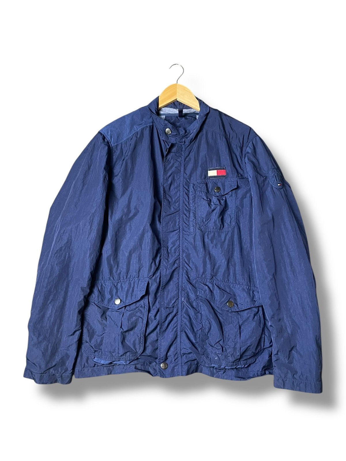 Tommy Hilfiger × Vintage Vintage Tommy Hilfiger Utility Pocket Jacket (105) Size US XS / EU 42 / 0 - 1 Thumbnail