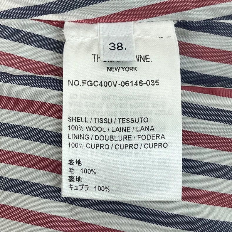 Thom Browne Thom Browne Size 38Grey classic logo pleated skirt 2501-Nex Size 37" - 7 Thumbnail