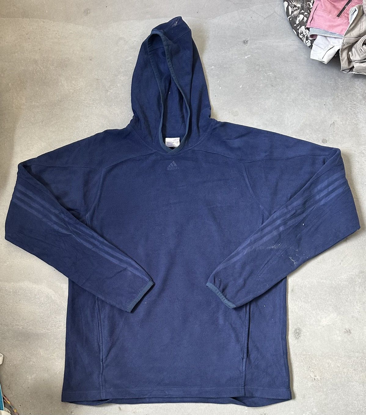 Adidas VINTAGE ADIDAS FLEECE HOODIE Size US XL / EU 56 / 4 - 1 Thumbnail