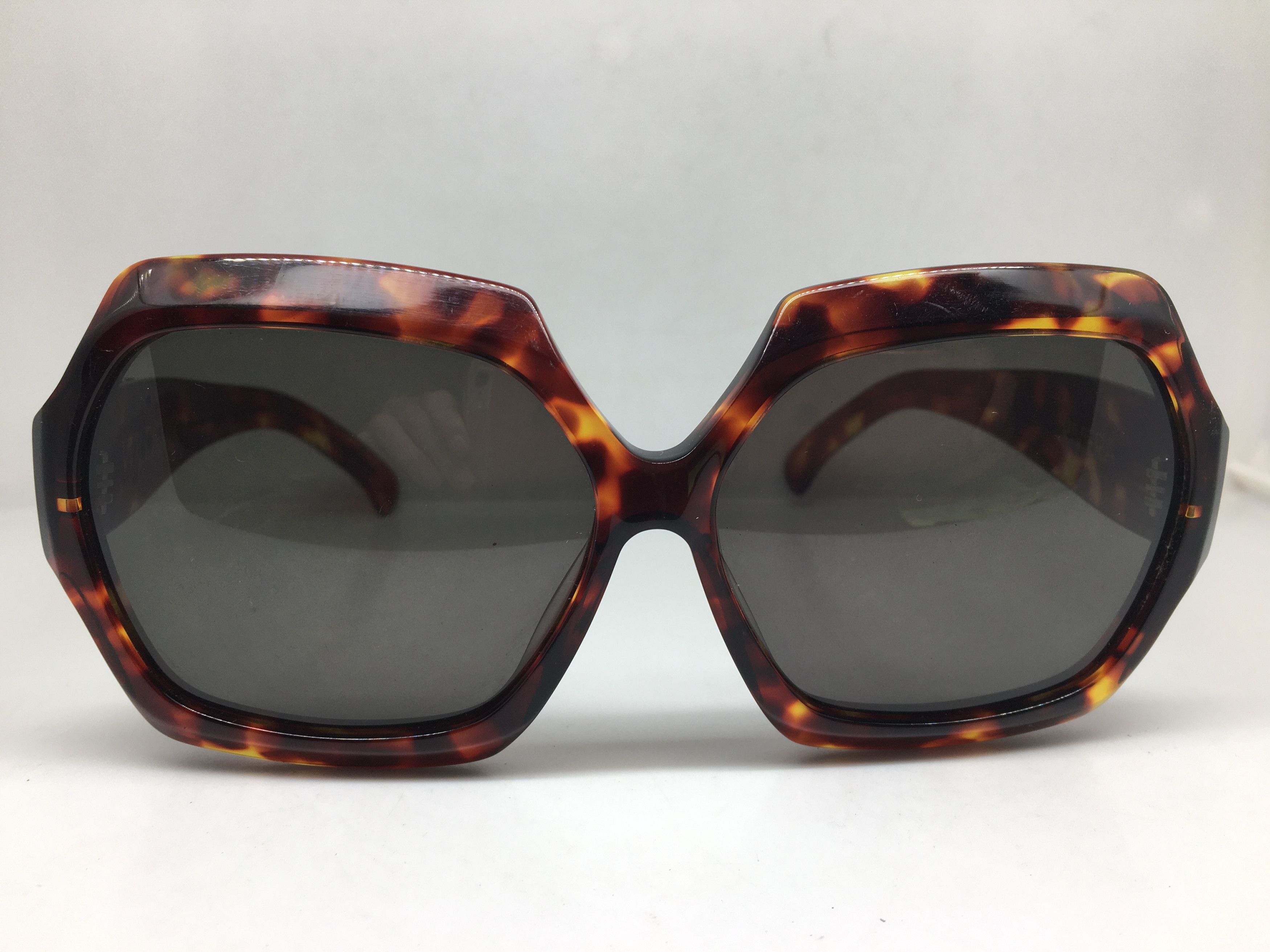 Wildfox Riviera Tortoise Chunky Oversize Sunglasses Frame
