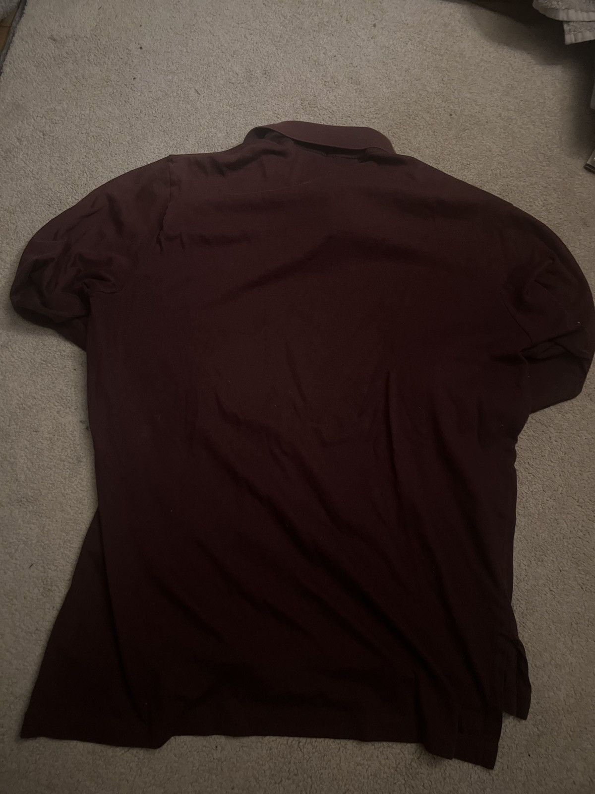 Polo Ralph Lauren Burgundy Polo Ralph Lauren Longsleeve Size US M / EU 48-50 / 2 - 2 Thumbnail