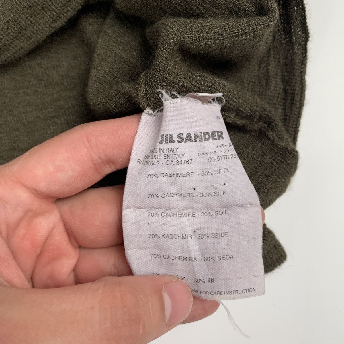 Jil Sander Jil Sander Cashmere Crop Top Size XS / US 0-2 / IT 36-38 - 5 Thumbnail