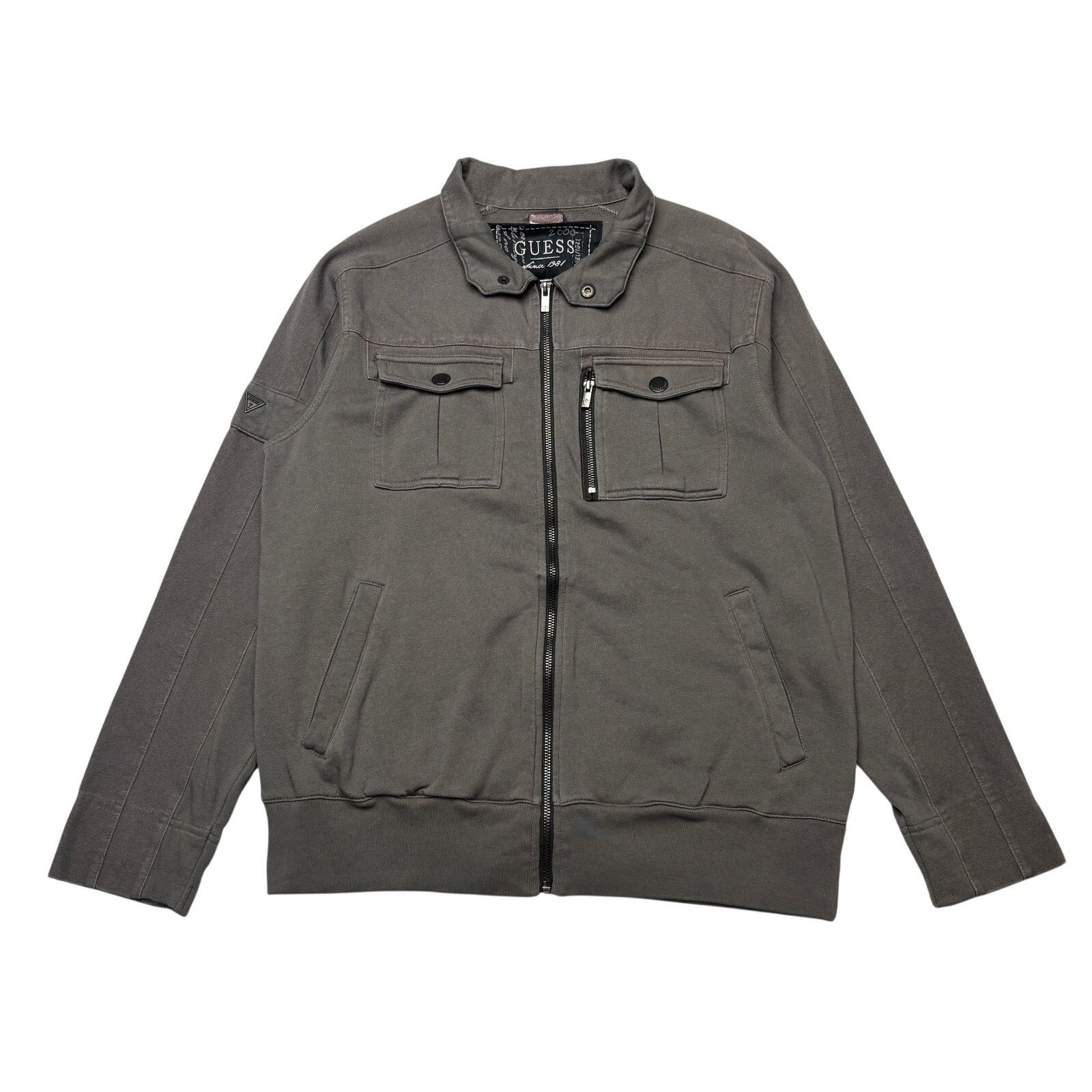 Guess Vintage 2000s Guess Jacket Pocket Utility Chore Men's Large Size US L / EU 52-54 / 3 - 1 Thumbnail