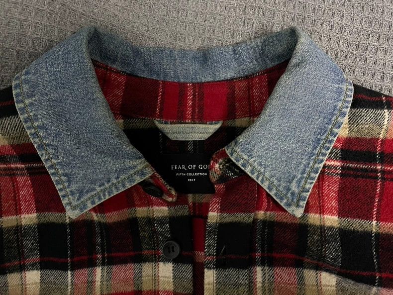 Fear of God Fear of God Season 5 cowboy collar red plaid shirt Size US S / EU 44-46 / 1 - 3 Thumbnail