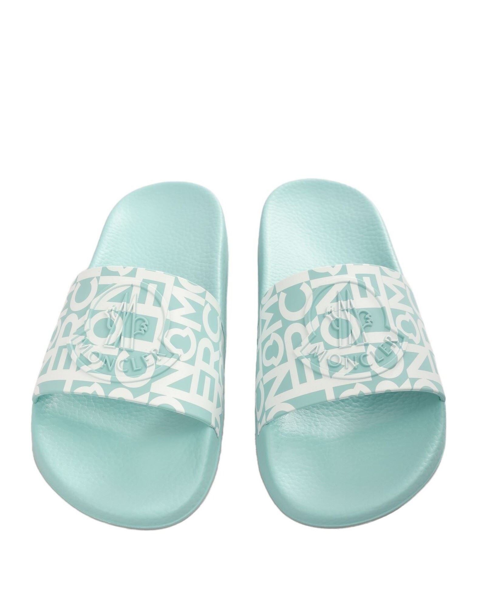 Moncler o1y1125 Slippers in Turquoise/White Size US 6 / IT 36 - 3 Thumbnail