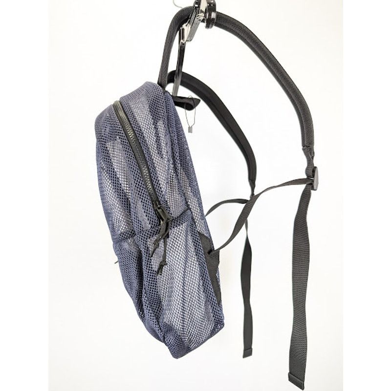 Saint Laurent Paris o1rshd1 Size: OS / SLP Backpack in Mesh & Nylon in Purple Size ONE SIZE - 6 Thumbnail