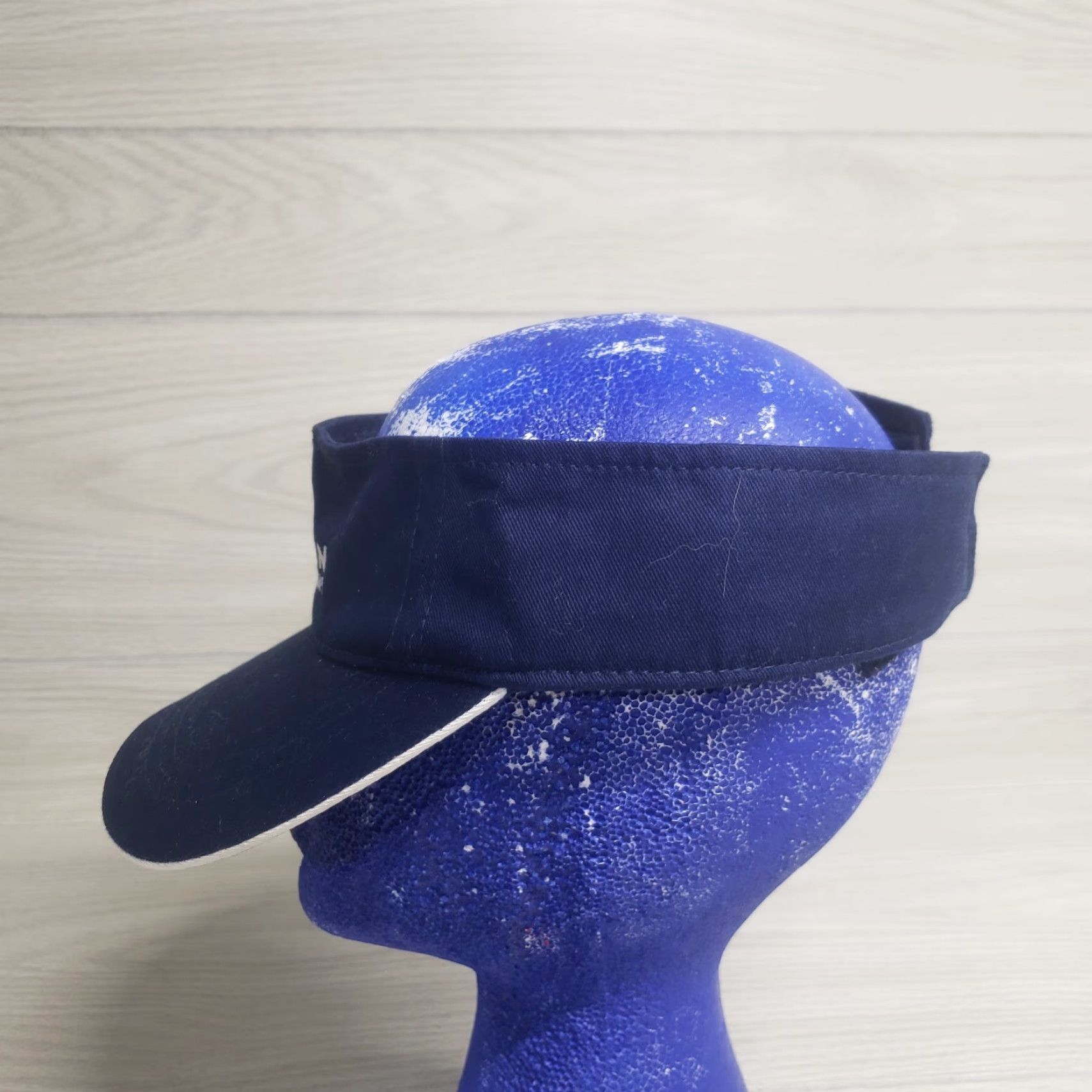 Vintage VINTAGE Martin Wealth Solutions Logo Blue Visor Hat Cap Running Size ONE SIZE - 5 Thumbnail
