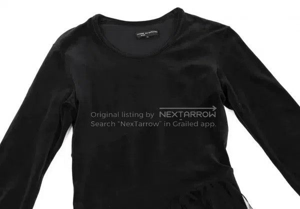 Comme des Garcons Comme Des Garcons Black vintage velvet sheer lace dress Size M / US 6-8 / IT 42-44 - 4 Thumbnail