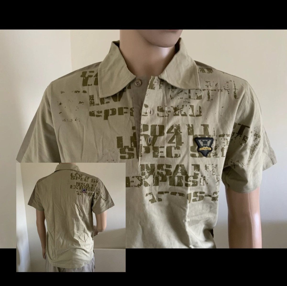 Oakley Vintage Oakley Tactical Field Polo Shirt Size US M / EU 48-50 / 2 - 14 Thumbnail