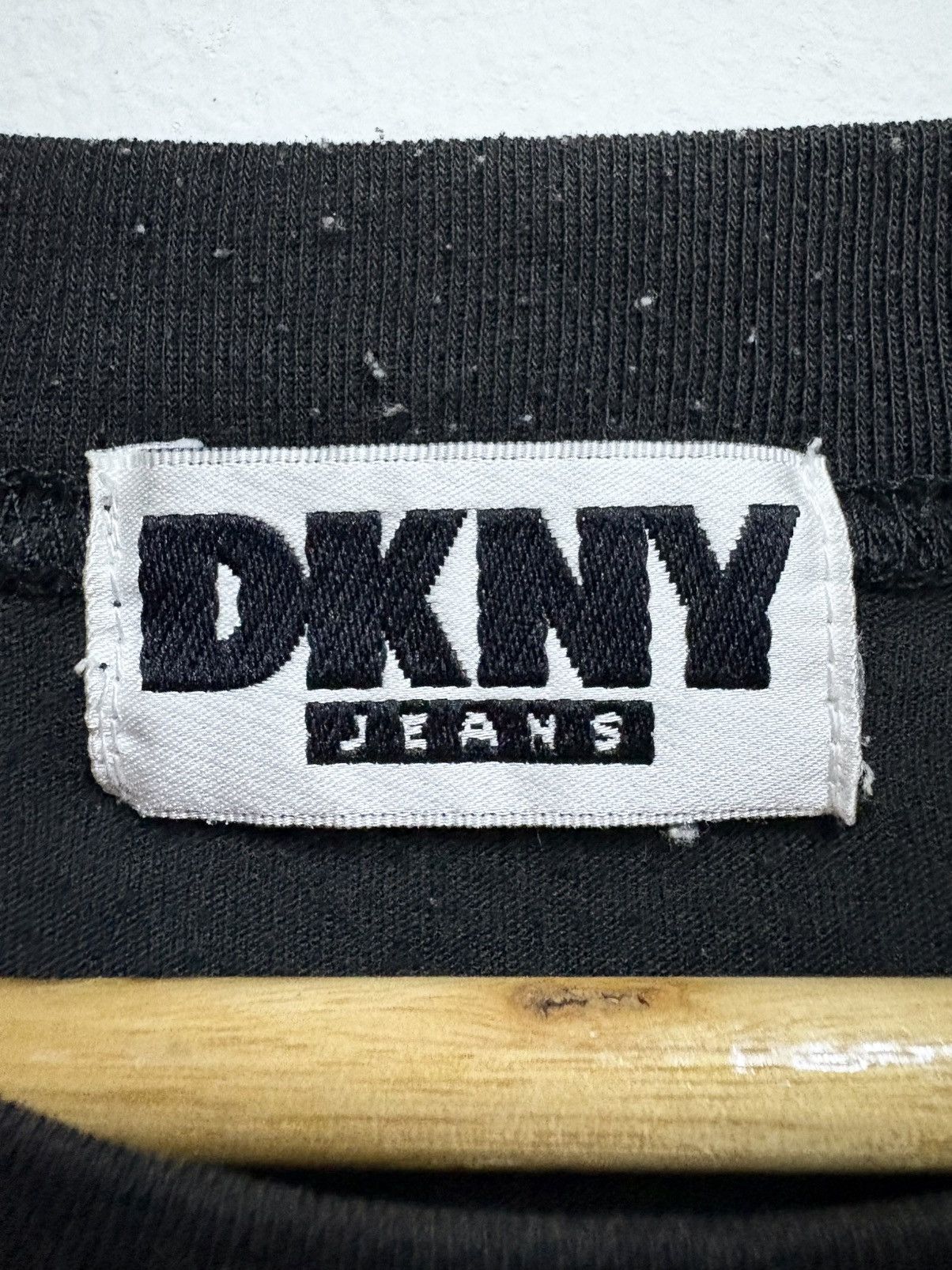 Vintage Vintage 90's DKNY Jeans - Portrait Denim / Japan T-Shirt Size US M / EU 48-50 / 2 - 9 Thumbnail