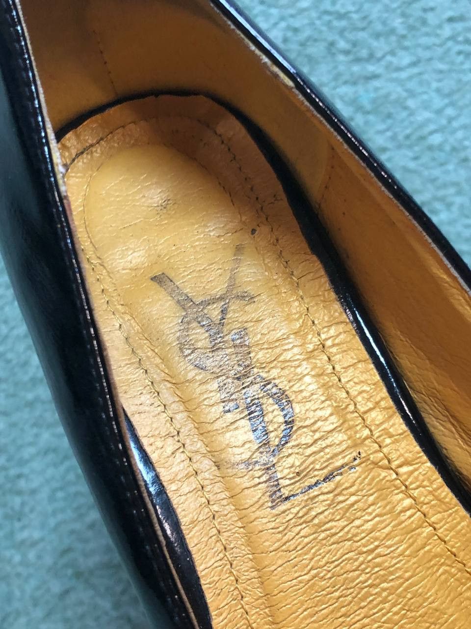 Yves Saint Laurent Heels black luxury Y2K Vintage Yves Saint Laurent Size US 7 / IT 37 - 7 Thumbnail