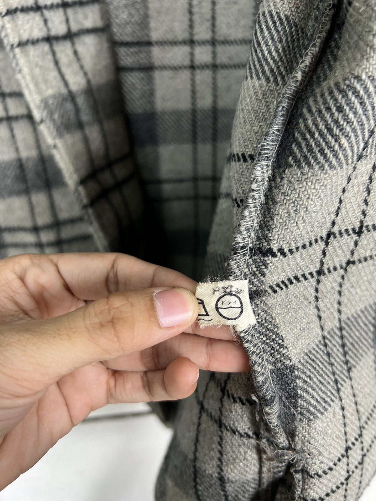 Japanese Brand × Vintage 🔥 VINTAGE STREET GUY PLAID WOOL CPO JACKET Size US M / EU 48-50 / 2 - 14 Thumbnail