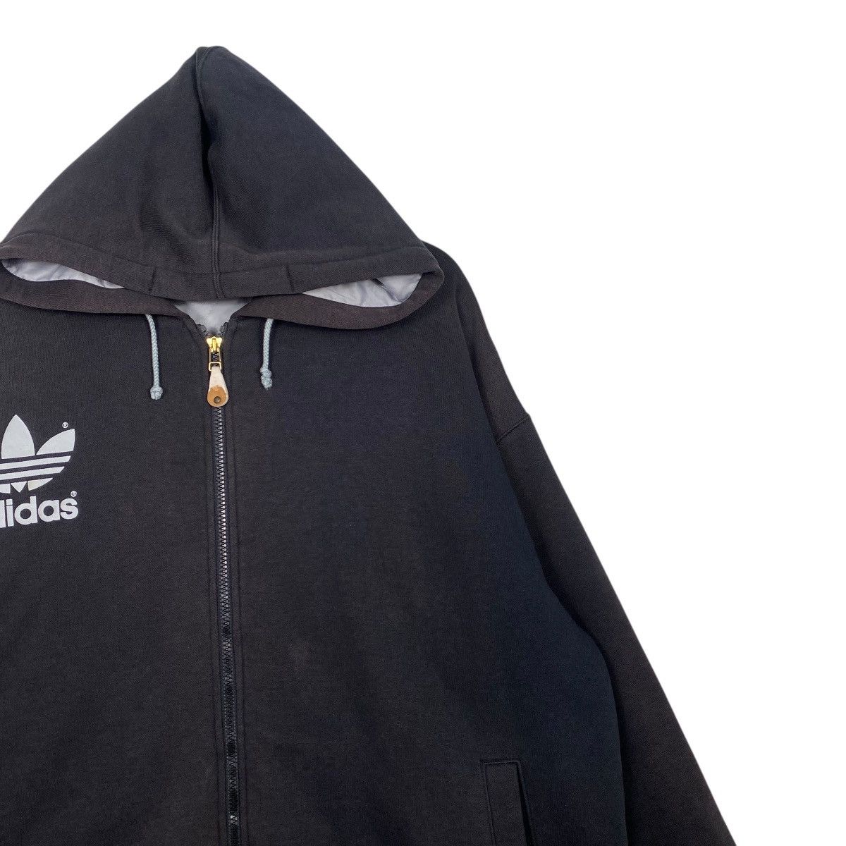 Adidas × Descente × Vintage Vintage 80s adidas big logo hoodie Size US L / EU 52-54 / 3 - 5 Thumbnail