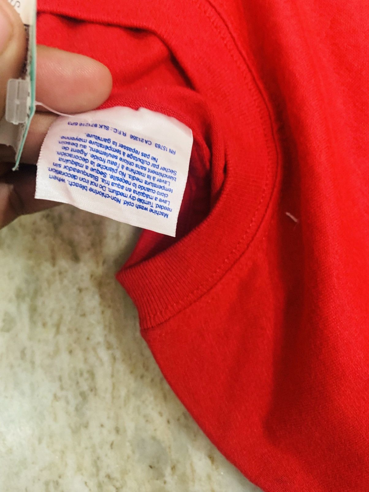 Hanes Hanes blank tee Size US L / EU 52-54 / 3 - 4 Thumbnail