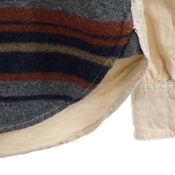 Comme des Garcons Homme Plus Shirt Wool Blend Striped Long-Sleeve Size US S / EU 44-46 / 1 - 7 Thumbnail