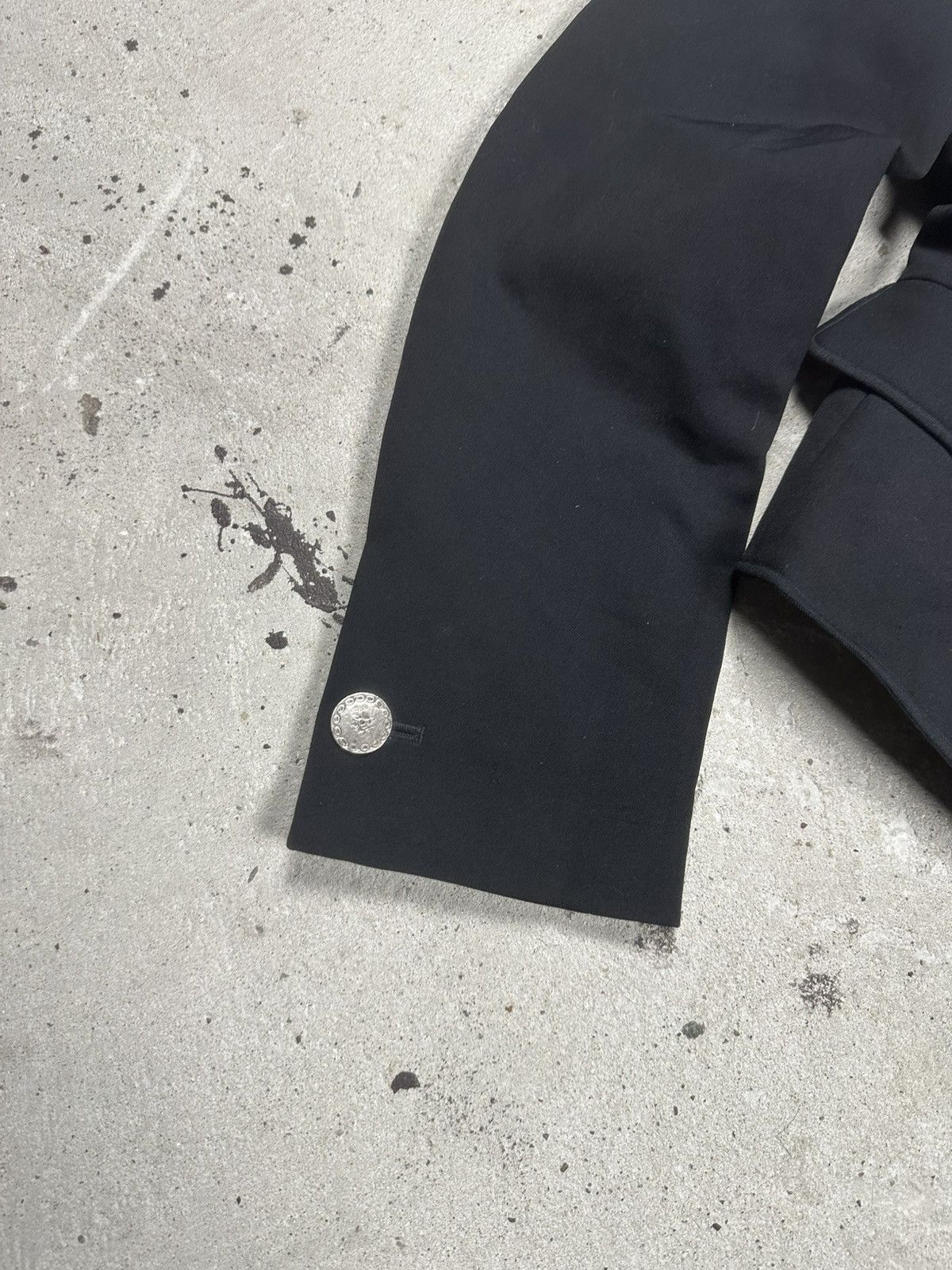 Marithe + Francois Girbaud 2000s Marithe Francois Girbaud Black Blazer Jacket Size XL / US 12-14 / IT 48-50 - 3 Thumbnail
