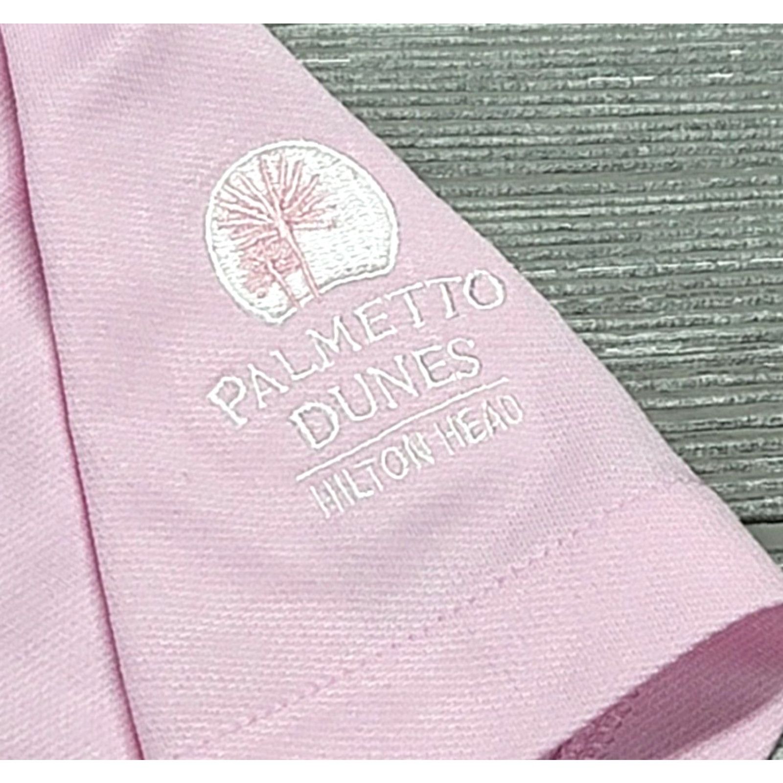 Vintage Dunning Button-Up Shirt Mens M Pink 100% Polyester Camp Palmetto Dunes Golf Shirt Size US M / EU 48-50 / 2 - 4 Thumbnail