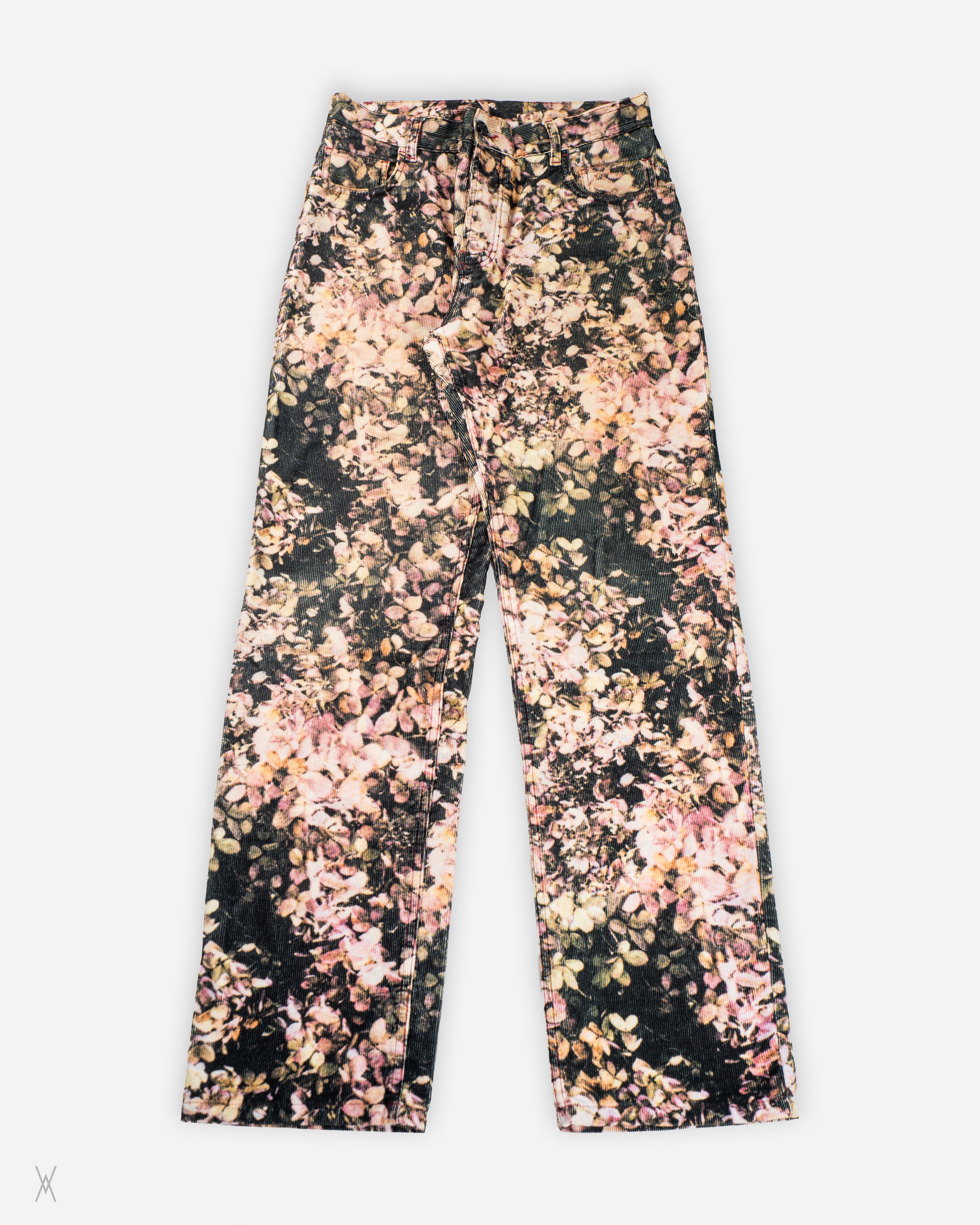 Ann Demeulemeester Ann Demeulemeester floral print corduroy trousers Size US 34 / EU 50 - 1 Thumbnail
