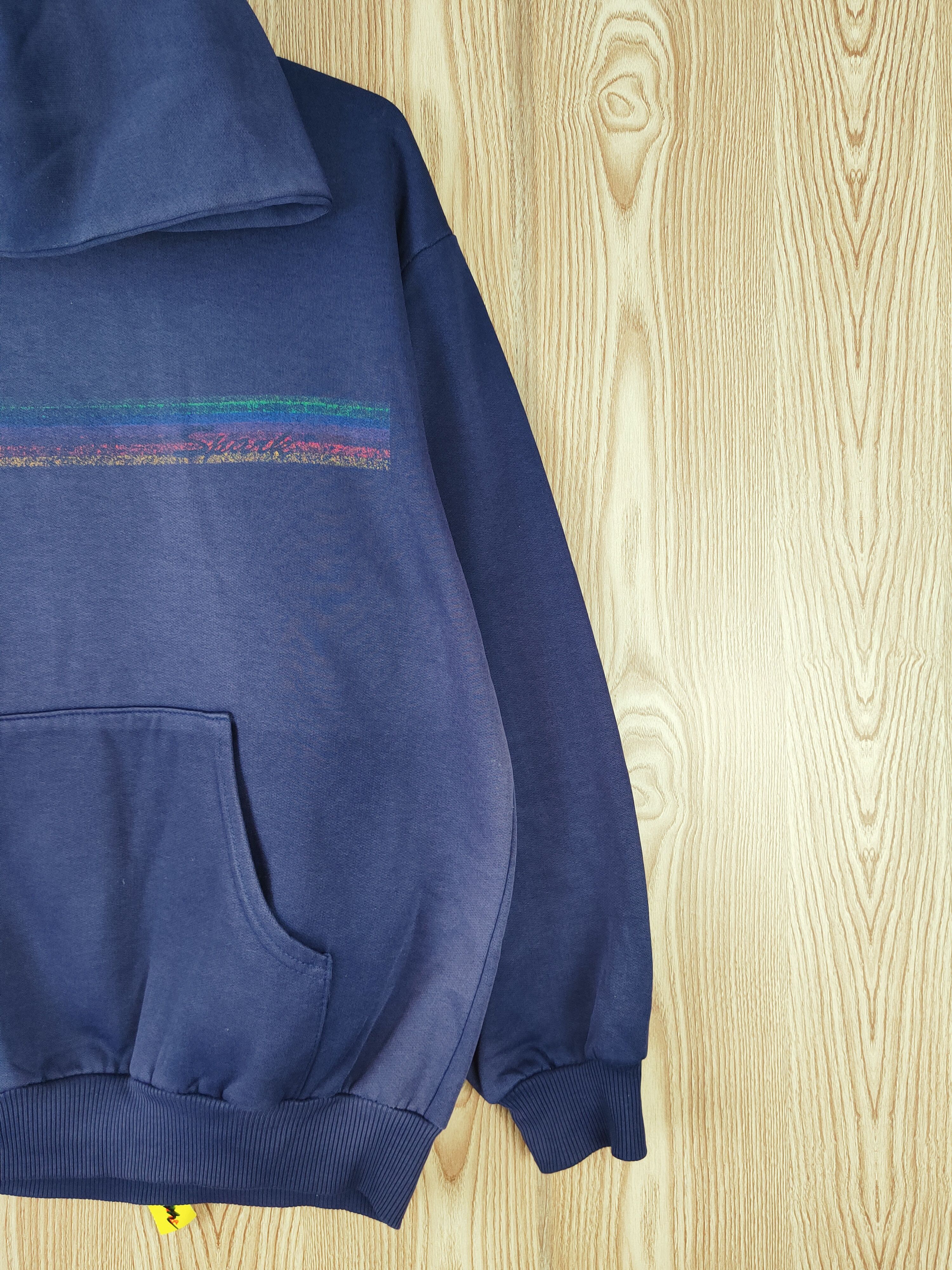 Vintage Spark Dark Blue Faded vintage Hoodie Sweatshirts #W028 Size US L / EU 52-54 / 3 - 5 Thumbnail