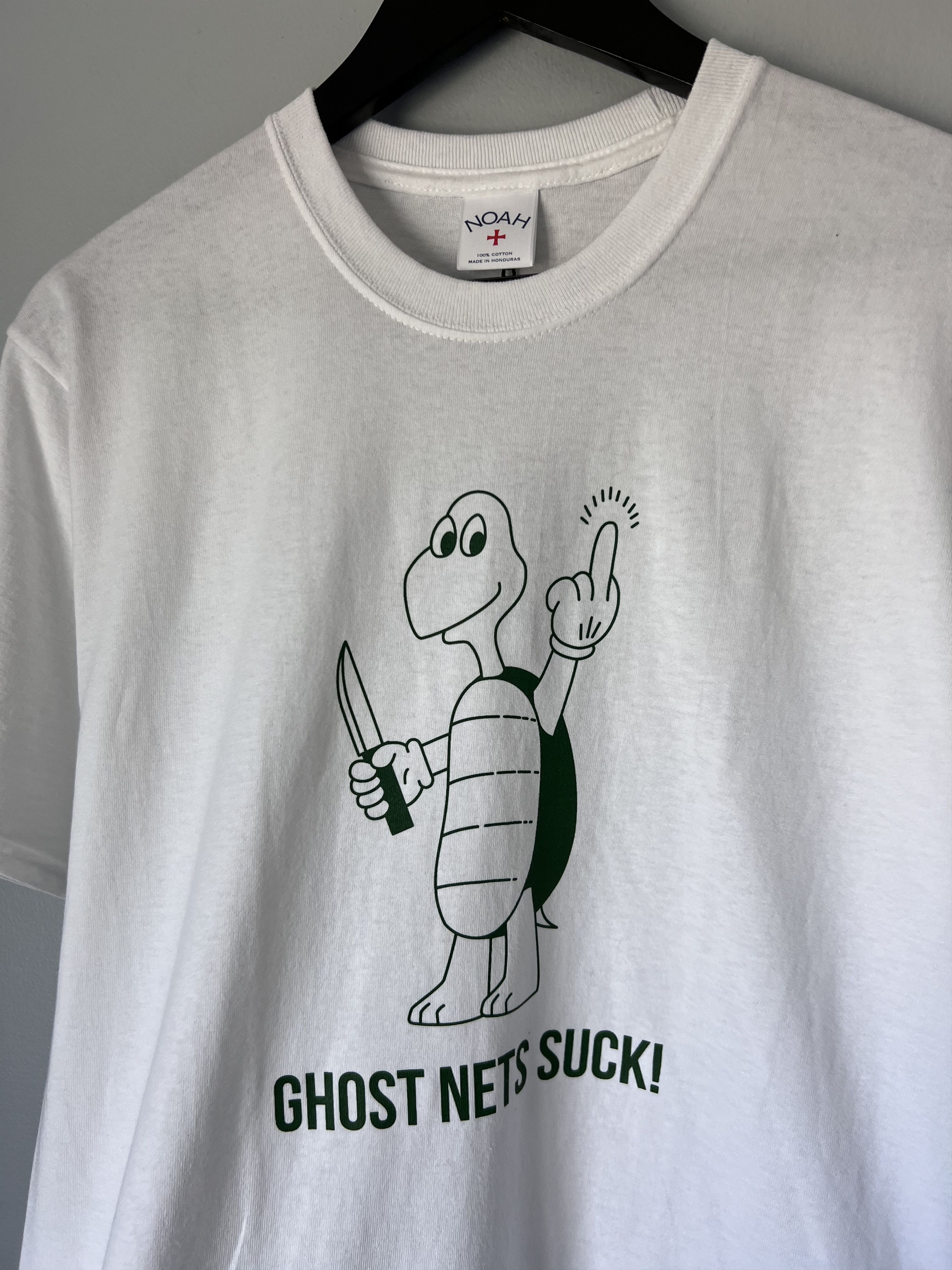 Noah Noah NYC Ghost Nets Suck Tee in White Size US M / EU 48-50 / 2 - 1 Thumbnail