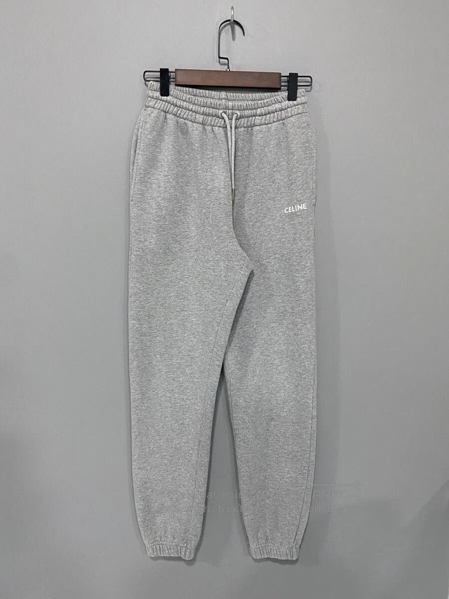Celine Celine Gray Logo Trousers XXS. Size 22" - 1 Thumbnail