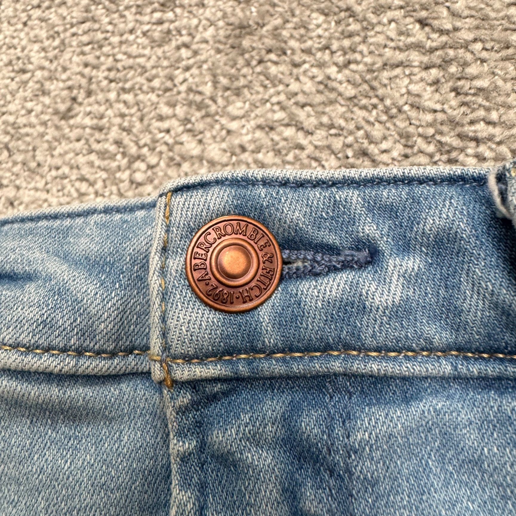 Abercrombie & Fitch VINTAGE Abercrombie & Fitch Denim Jeans Womens 27 Low Rise Ankle Distressed Slim Casualwear Streetwear Size 27" / US 4 / IT 40 - 4 Thumbnail