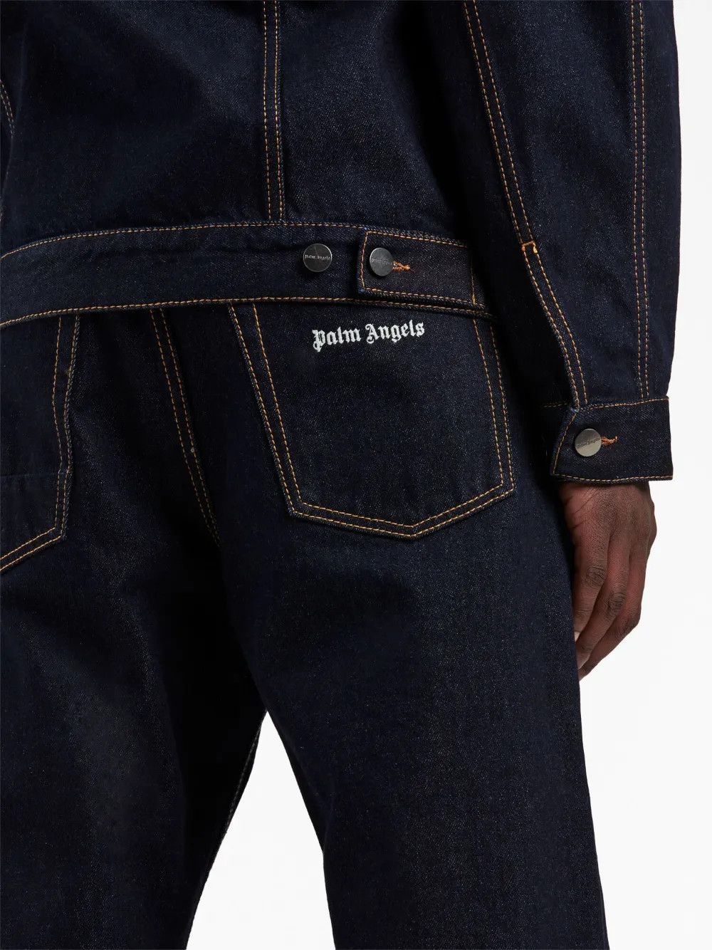 Palm Angels o1y0325 Denim Pant in Blue Size US 30 / EU 46 - 4 Thumbnail