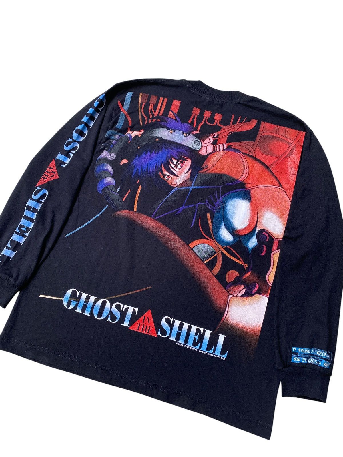 Japanese Brand Rare Ghost in the Shell Double Sided Anime Size US XL / EU 56 / 4 - 15 Thumbnail