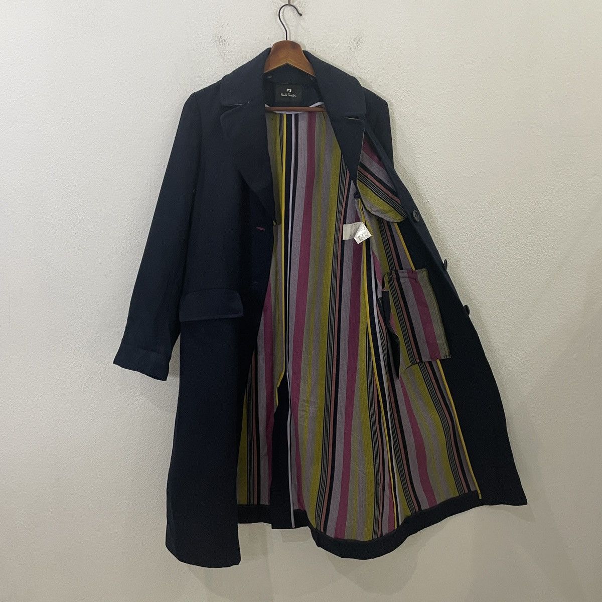 Paul Smith Vintage Y2k PS Paul Smith Trench Coat Size L / US 10 / IT 46 - 1 Thumbnail