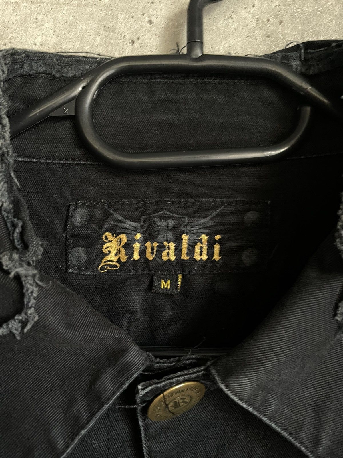 Japanese Brand Baggy Vintage Y2k Opium Style Rivaldi Shirt Adult Biker Size US M / EU 48-50 / 2 - 9 Thumbnail