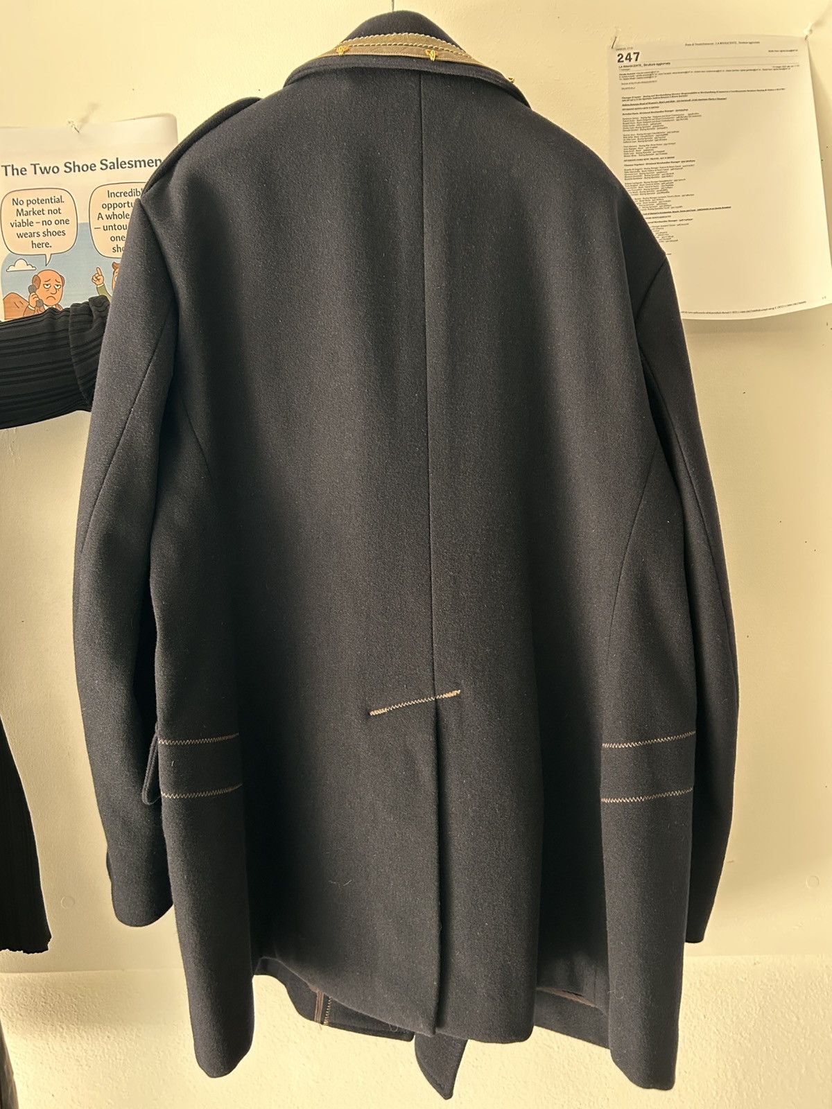 Kolor Kolor FW25 Peacot Navy Military Coat Size US S / EU 44-46 / 1 - 10 Thumbnail