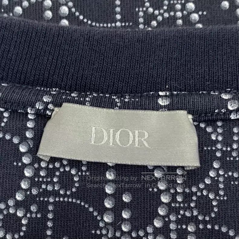 Dior Dior Black logo old flower full print cotton round-neck sh Size US XL / EU 56 / 4 - 5 Thumbnail