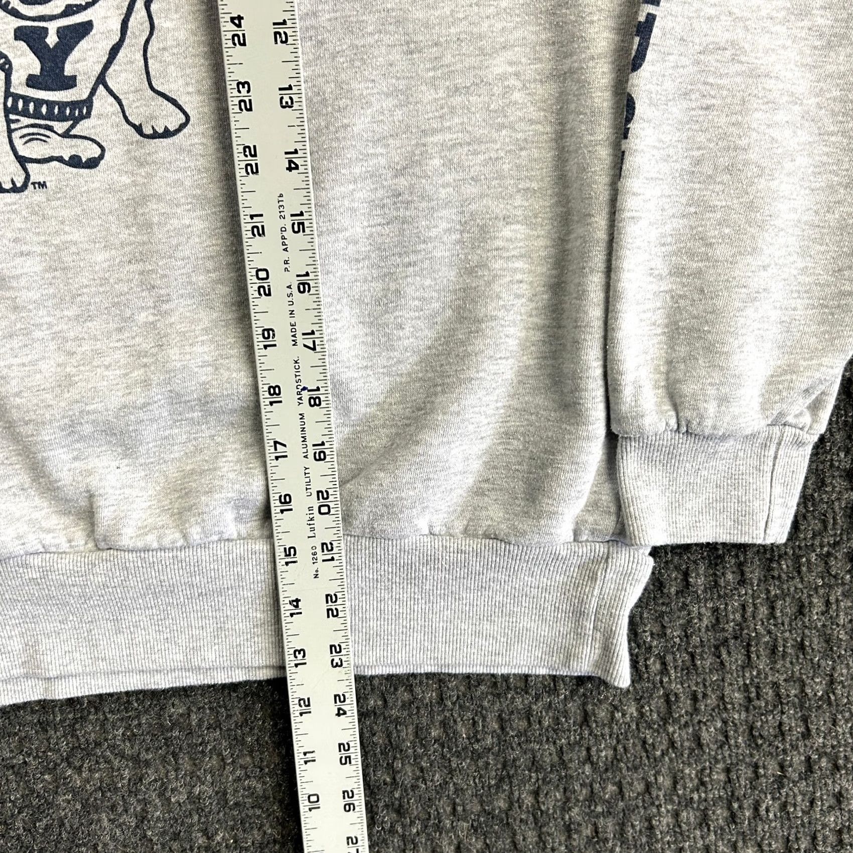 Vintage Yale University Sweatshirt XS Crewneck Gray Handsome Dan Bulldog Logo University Size XS / US 0-2 / IT 36-38 - 5 Thumbnail