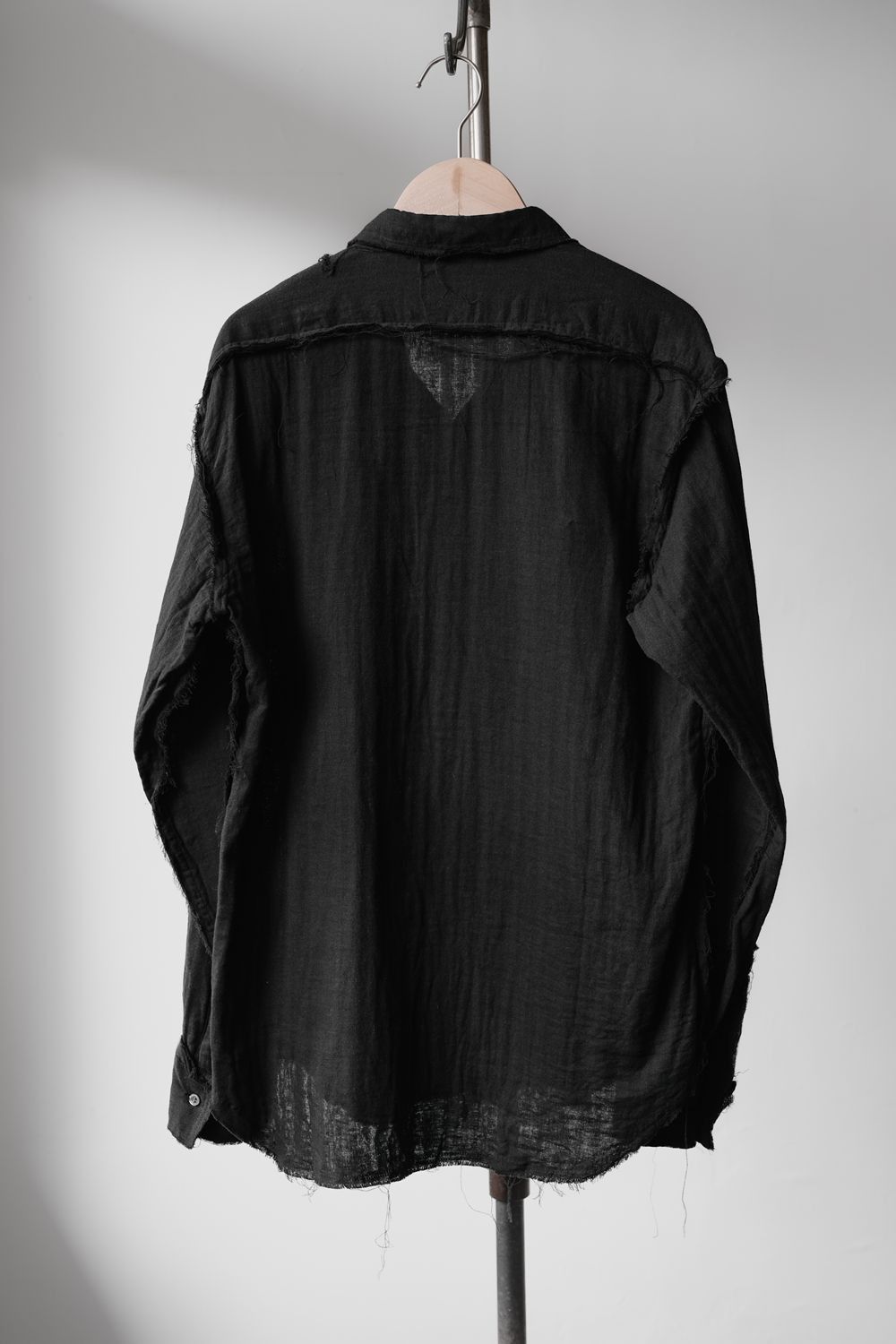 Japanese Brand 666 Muslin Black Shirt Made in Japan Size US M / EU 48-50 / 2 - 6 Thumbnail