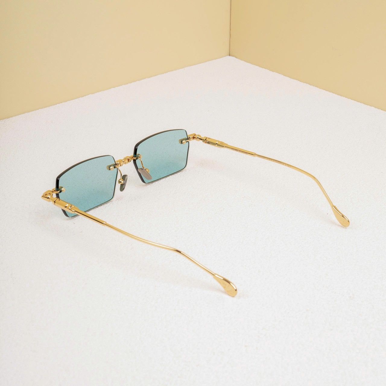 Kuboraum KUBORAUM H61 GD GOLD AQUAMARINE SUNGLASSES Size ONE SIZE - 5 Thumbnail