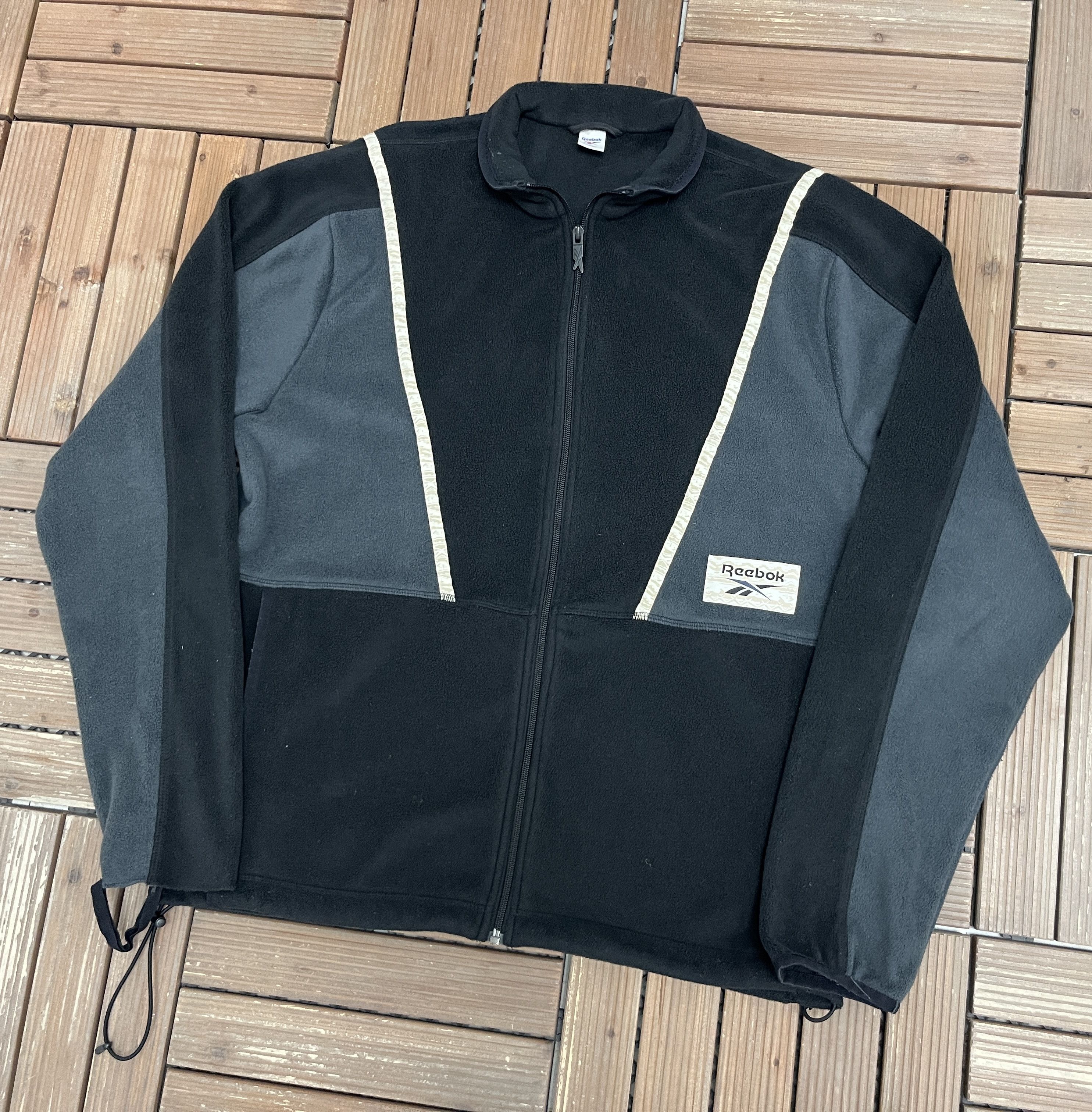 Reebok × Vintage Reebok Logo Patch Vintage Fleece Sweater Size US M / EU 48-50 / 2 - 3 Thumbnail