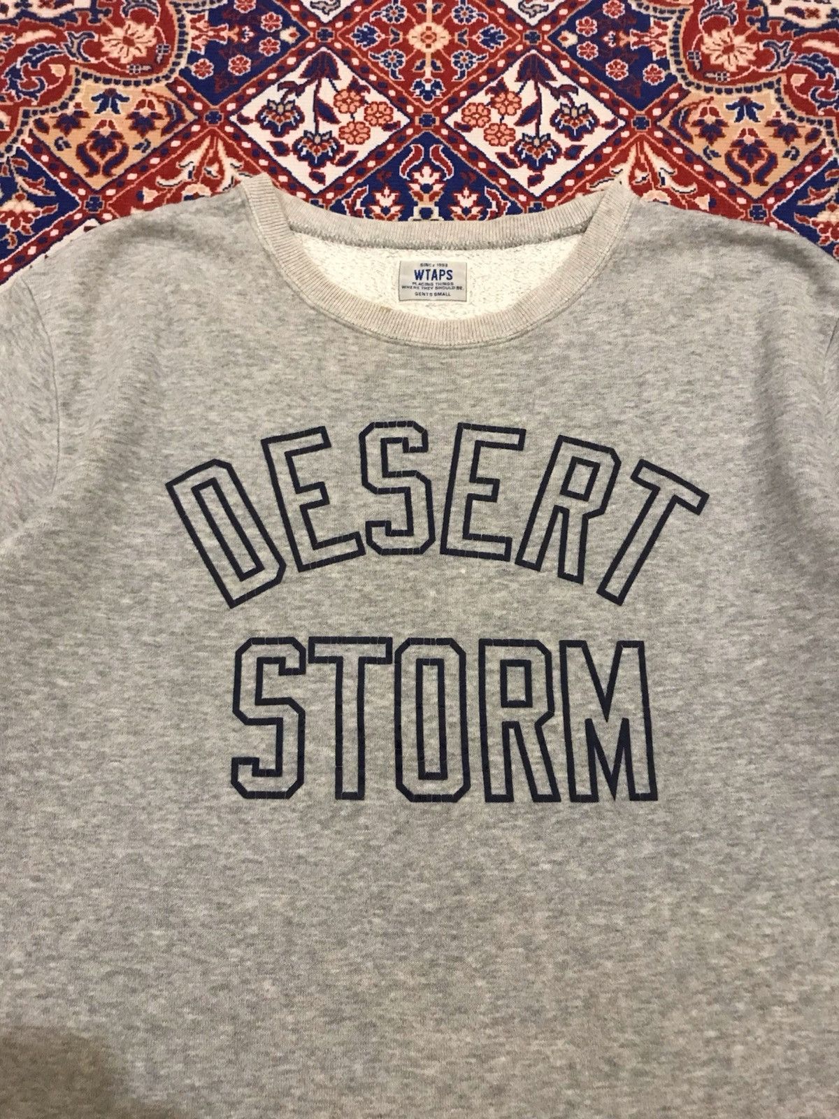 Wtaps Wtaps Desert Storm Crewneck Size US S / EU 44-46 / 1 - 2 Thumbnail