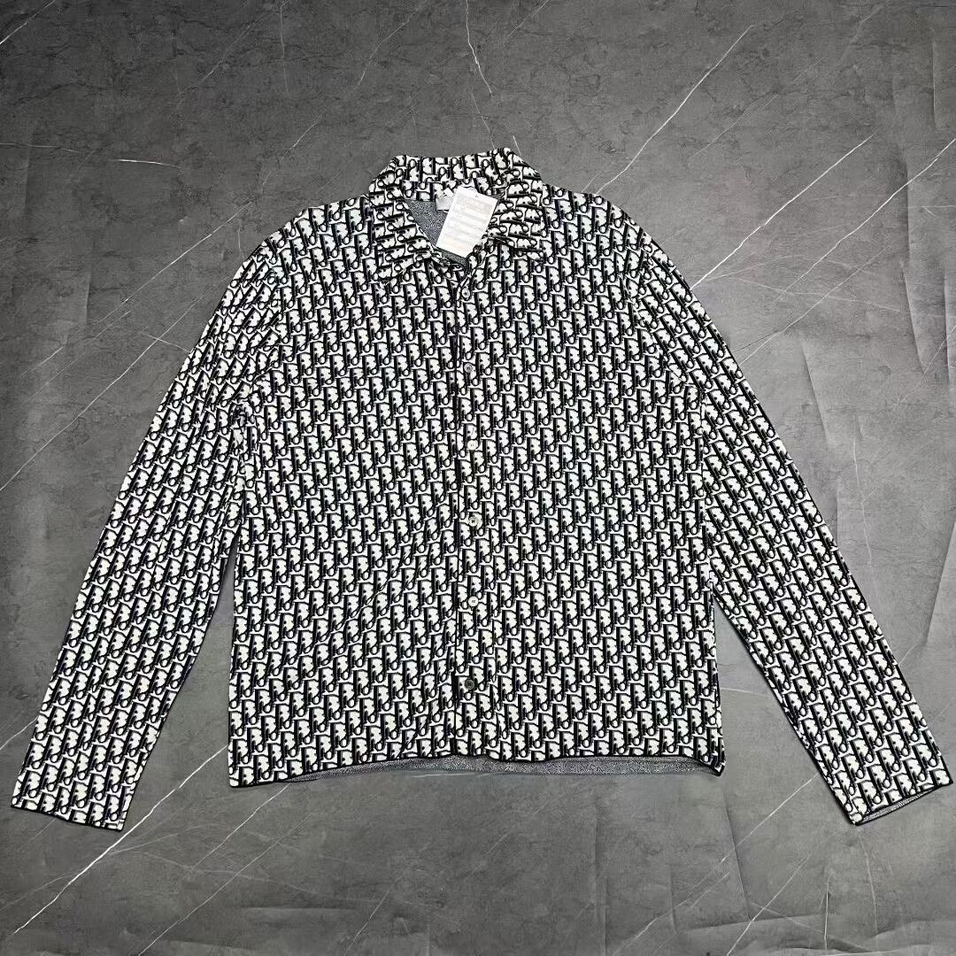 Dior dior black and white logo knit shirt Size US M / EU 48-50 / 2 - 1 Thumbnail