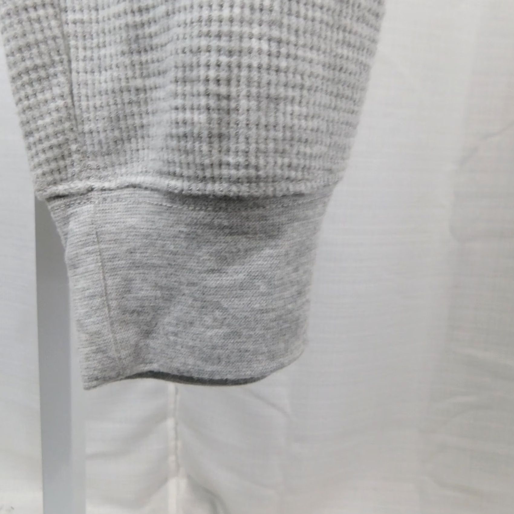 Vintage Wondershop Men's Pajama Pants - XL Gray Thermal Knit Pull On Waist Elastic Ribbed Cuff Holiday Christmas Mens Size US 36 / EU 52 - 5 Thumbnail