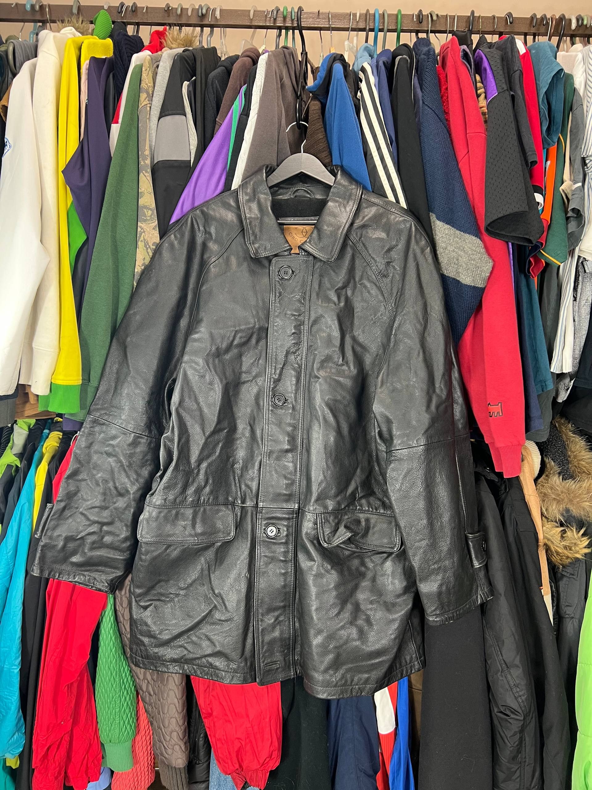 Yohji Yamamoto AVANT GARDE LONG LEATHER COAT JACKET MARLBORO CLASSIC Size US XL / EU 56 / 4 - 1 Thumbnail