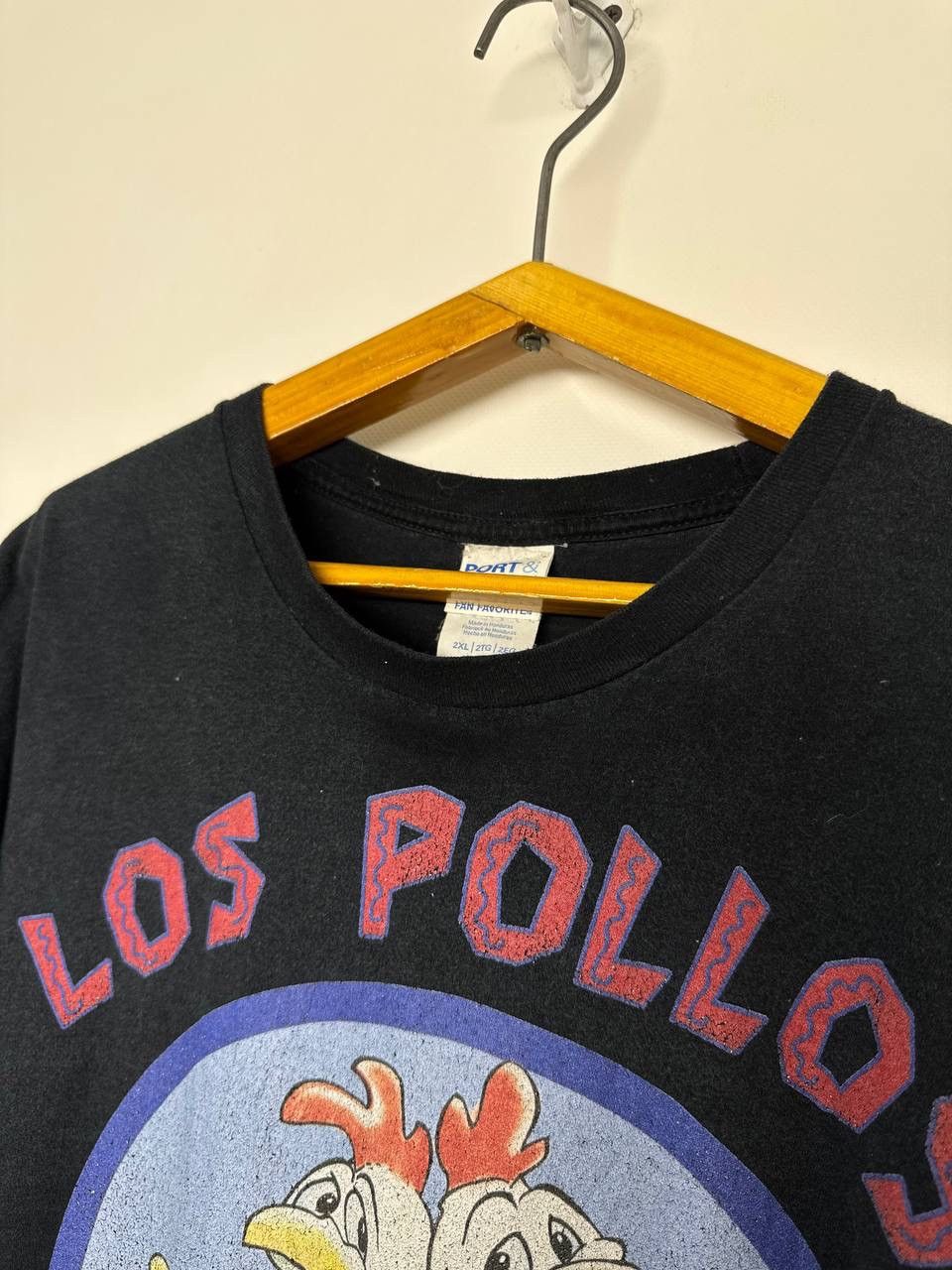 Port & Company Vintage Y2k Los Pollos Hermanos Breaking Bad T-Shirt Size US XXL / EU 58 / 5 - 6 Thumbnail